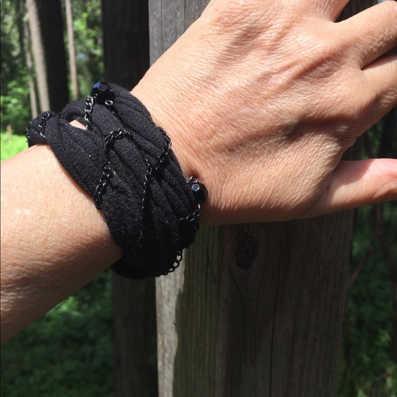 Kreativekristen T shirt fabric necklace statement necklace handmade jew… - Picture 10 of 13